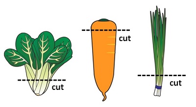 野菜のカット方法